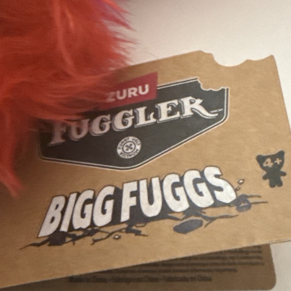 BIGG FUGGLER Fugg Oogah Boogah 17" Rainbow Plush Tie-dye‎ XL Big NEW - Picture 7 of 12
